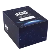 Gamegenic Deck Box: Star Wars Unlimited - Twin Suns Soft Crate - Card Back Blue