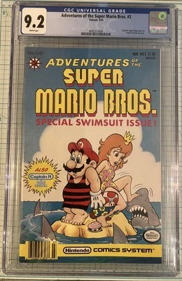 Adventures of the Super Mario Bros. #2 CGC 9.2 Valiant Comics 1991 Newsstand