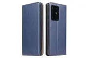 For Samsung Galaxy S20 Ultra Case Leather Flip Wallet Folio Cover Blue