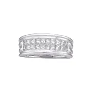 1 CT-Diamond INVISIBLE MENS BAND