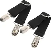 Adjustable Fit Boot Straps Elastic Pant Stirrups Clip for Motorcycle Pants Trousers Fasteners Bed Sheet Straps Weather Resistant Design