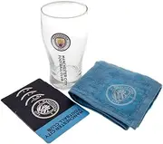 Manchester City FC Official Mini Bar Set (UK Size: One Size) (Navy/Sky Blue)