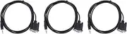 Lrocaoai 3X DB9 9 Pin VGA Female Cable,DB 9 Female to 3.5mm (1/8In) Stereo Male Serial Data Cable-6 Feet, 750135439