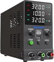 DC Power Supply Variable, 0-30V 0-10A Adjustable Switching DC Regulated Bench Power Supply with USB & Type-C Quick-Charge, Encoder Knob, Output On/Off Switch, 4-Digit LED Display - SPS-3010M