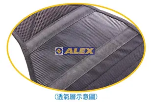 [凱溢運動用品] 德國品牌 台灣製造 ALEX T-50 高透氣纖薄型護腰.有4條不鏽鋼支撐片