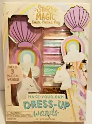 WAND MAKING HOBBY KIT for GIRLS by STORY MAGIC - MAKE YOUR OWN DRESS UP WANDS