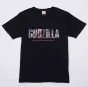 Discharge-dyed logo T-shirt - Ocean Appearance/Black TOHO Godzilla Store Japan