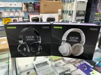 在飛比找Yahoo!奇摩拍賣優惠-禾豐音響 加送耳機架 SHURE AONIC40 主動抗噪藍