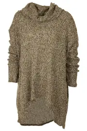 Marled Tweedy Wool Blend Knit--HAM-97171M