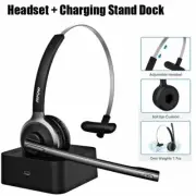 Trucker Bluetooth Headset Wireless Headset & Microphone Noise Canceling PC Phone