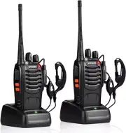 Walkie Talkies Rechargeable Long Range Two-Way Radios with Earpieces,2-Way Radio