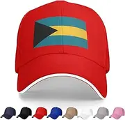 [Generic] National Emblem of Bahamas Baseball Cap Bahamian Trucker Dad Hat for Men Women Outdoor Sport Running