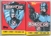 Robocop 2 Movie Two Trading Card Packs SEALED UNOPENED 1990 Topps