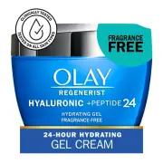 Olay Skincare Regenerist Hyaluronic Acid + Peptide 24 Hours Gel Moisturizer 1.7