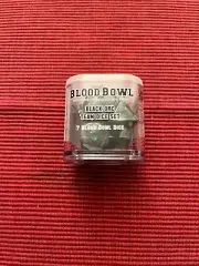 Black Orc Team Dice Set - Blood Bowl - GW Games Workshop - New Sealed