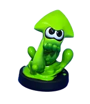 Splatoon Collection Green Inkling Squid (2015) Nintendo Amiibo Loose (Preowned)