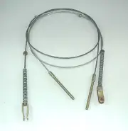 Mini Moke Leyland Morris Pair Handbrake Cables 13 inch Wheels NEW