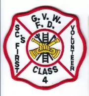 GVW Graniteville-Vaucluse-Warrenville SC South Carolina Vol. Fire Dept. patch