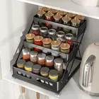 3 Layer Spice Rack Countertop Seasoning Organizer Shelf for Home Living Room