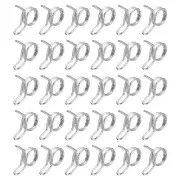 50Pcs 0.29-0.36 Inch Double Wire Spring Hose Clamp, Adjustable Spring Clips