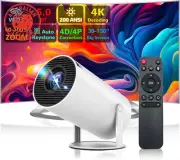 Mini Projector - Projectors with 5G Wifi6 BT 5.2 Android 11, Portable Projector