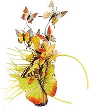 [AKOOSY] Butterflies Fascinator Headband Elegant Tea Party Hair Accessory for Women for Weddings and Themed Events Lightweight and Comfortable Design Beautiful Butterflies Embellishment