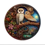 Moon Night Owl Wooden animal puzzle for adult Beautiful Gift Package family game