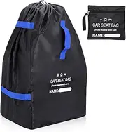 Universal Car Seats Travel Bag, 300D Polyester Large Carseat Travel Bag Baby Car Seats Cover Carseat Case with Shoulder Straps for Airplane Gate Check for Infant Carriers