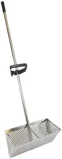 Dualoai Beach Rake Seafood Rake Folding Ergonomic Sand Rake with Handle Rake Seafood Tool Accessories Easy Grip Lightweight Hand Rake