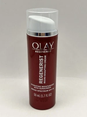 Olay Regenerist Micro-Sculpting Cream Hydrating Moisturizer SPF 30 1.7oz 12/25