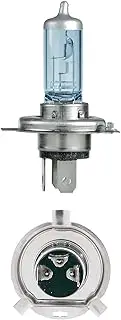 Narva H4 12V 60/55W P43T Arctic Plus 50 Globe Halogen Headlight Bulb, Blue