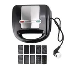 6 in 1 Sandwich Maker Panini Press Stick Proof Breakfast Machine with 10 Remo...