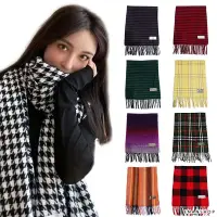 在飛比找蝦皮商城優惠-韓國製圍巾 【出清款】千鳥格圍巾 方格圍巾 素色圍巾 高品質