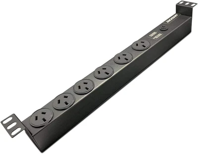 Jackson 6 Outlet Rackmount Powerboard with Surge Protection