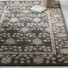 8x10 Hand-Tufted Rugs – Pottery Barn Style Floral Pattern Brown Carpet Area Rug