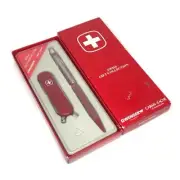 Wenger Caran d'Ache Ballpoint Pen Swiss Army knife Camp Original Box Unused