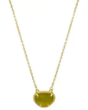 Adornia Fine Jewelry 14K Over Silver 2.00 ct. tw. Peridot August Birthstone Necklace