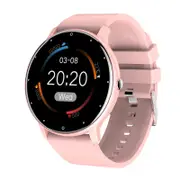 ZL02D Smart Watch Men Women Bluetooth Waterproof Heart Rate Tracker Smart Watch Wristband for iPhone Android - Pink
