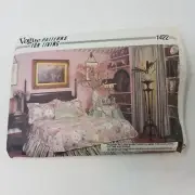 Vogue Patterns For Living Home Decor Sewing 1422 Bedspread Drapes Tablecloth