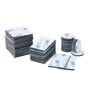60Pcs Double Sided Foam Tape Strong Pad, Self-Adhesive Tape Include Square Ro...