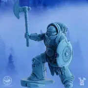 Stormbringers Icebreaker Warrior | Grim Dark Fantasy Miniature