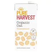 Organic Pure Harvest Oat Milk Unsweetened – Fresh, healthy organic delivery | Doorstep Organics