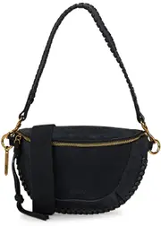 Isabel Marant Skano Suede Shoulder bag - Black One Size
