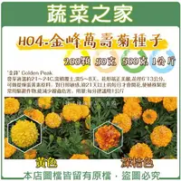 在飛比找樂天市場購物網優惠-【蔬菜之家】H04.金峰萬壽菊種子(共有4種包裝可選)