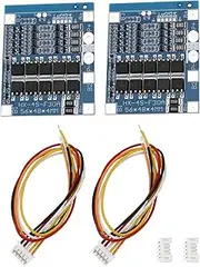 The Lord of the Tools 2Pcs LiFePo4 BMS 4S 30A 12.8V Protection Board Battery Balance Protection Board BMS PCB 18650 Charging Circuit Protection Board Suitable for Electric Motorcycles