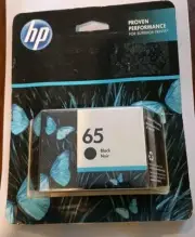 Genuine HP 65 Black Ink Cartridge - Expired 03/2023