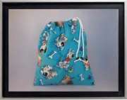 Gymnastics Leotard Grip Bags / Crazy Dogs Gymnasts Birthday Goody Bag