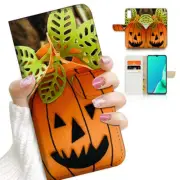( For Vivo Y20S ) Wallet Flip Case Cover AJ23140 Pumpkin Halloween