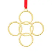 Nambe Twelve Days of Christmas Ornament - Five Golden Rings