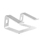 10-15.6 Inch Notebook Computer Stand Raised Frame Detachable Heat Sink Metal Raised Base-White